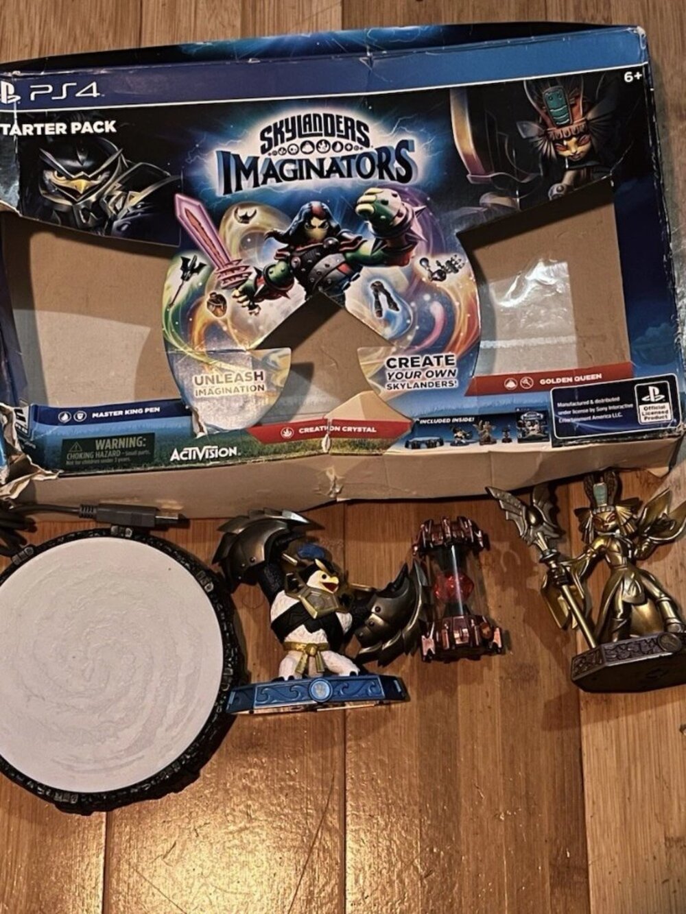 Skylanders Imaginators Starter Pack PS4 All Figures Portal NO GAME DAMAGED BOX